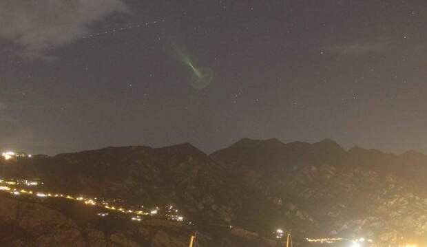 В Италии сфотографировали загадочную небесную аномалию