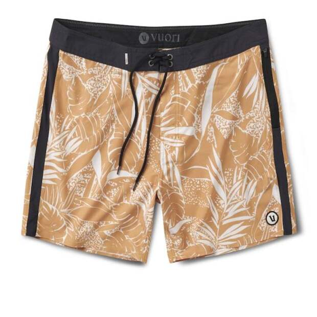 Vuori Peak Boardshort - Flax Rainforest