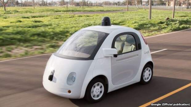 Модель "автомобиля без водителя", разработанная компанией Google