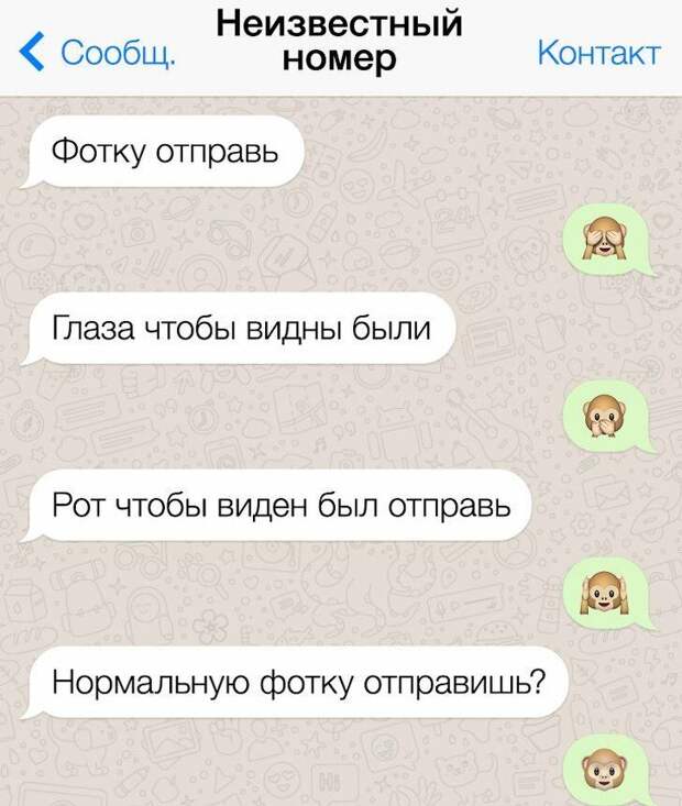 СМС от людей, которые живут в трех стихиях: сарказм, юмор и остроумие