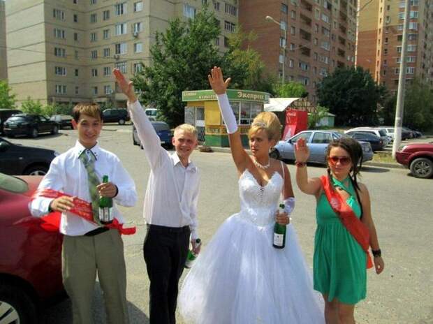True Russsian Wedding, русская свадьба, свадебные приколы, безумная свадьба