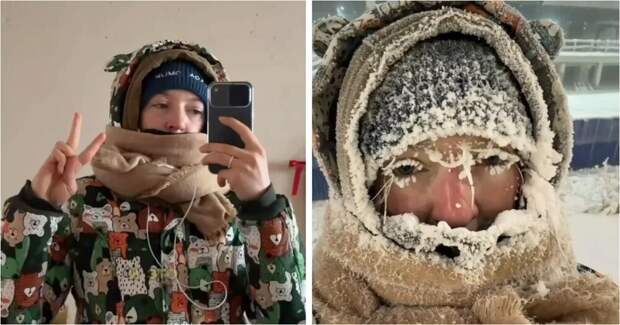 В Якутии блогерша устроила челлендж – пройти 100 тысяч шагов при –40 °C