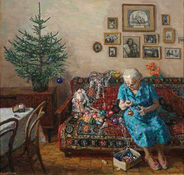 Егор Зайцев. Рождественская елка, 1996