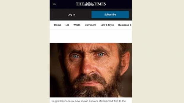 Красноперов охотно раздавал интервью западным СМИ. Скрин Times.