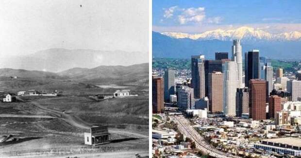 Лос-Анджелес тогда и сейчас