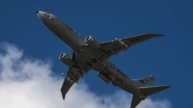 Американский самолет-разведчик P-8A Poseidon пролетел недалеко от Мурманска