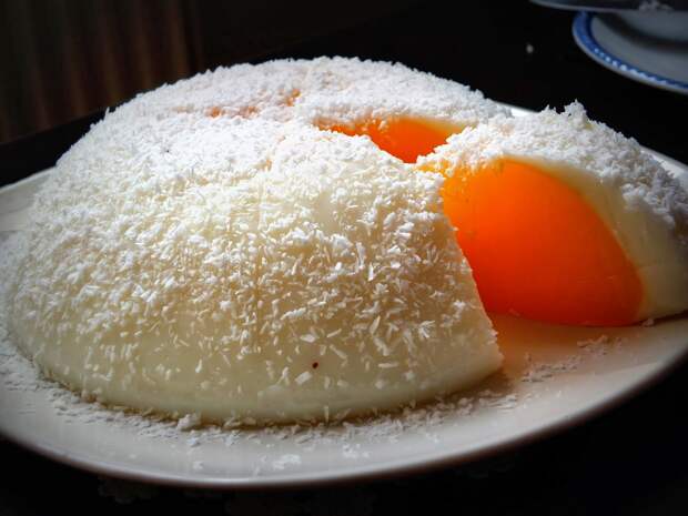 Тающий во рту десерт "Яйцо страуса" - вкусно и просто