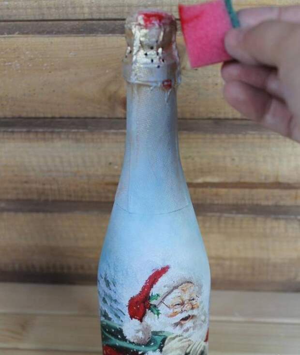 Декупаж бутылок своими руками
