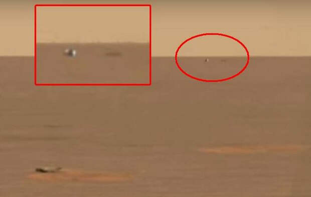 За посадкой ровера Opportunity наблюдали инопланетяне?
