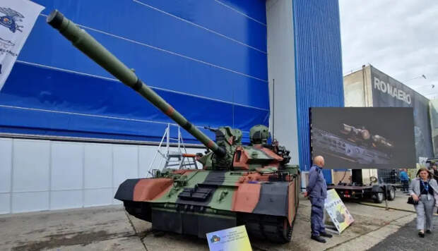 Новая версия Т-55: румынская компания представила танк TR-85 M1R