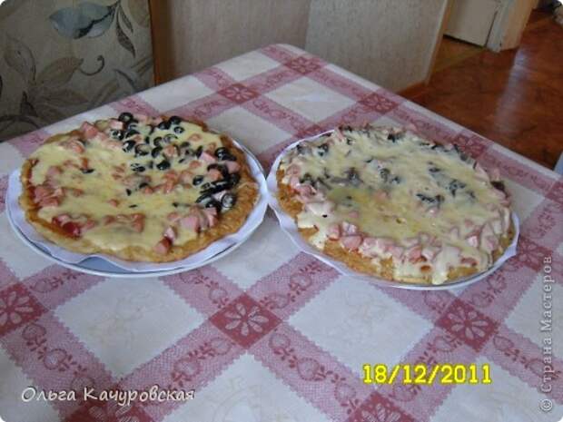 Кулинария Мастер-класс Рецепт кулинарный Пицца на раз-два   на сковороде  Продукты пищевые фото 8