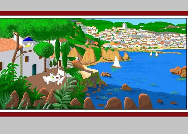 Детализированные картины в MS Paint от 91-летней испанки
