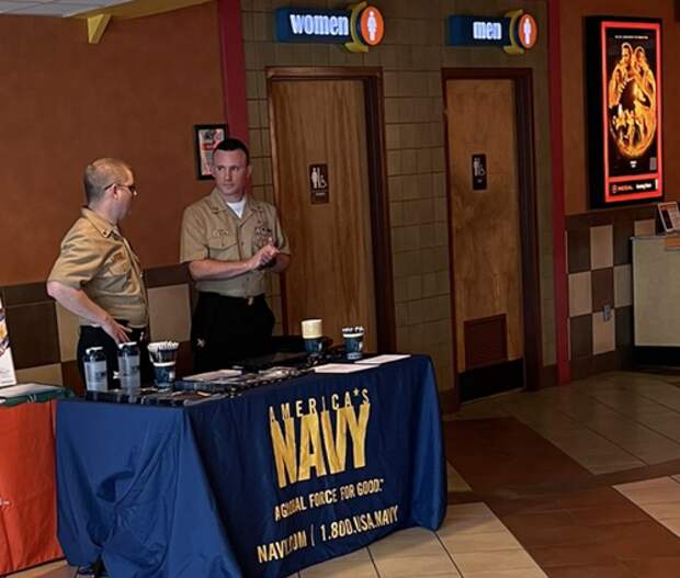 Navy Recruiters Stalking "Top Gun" Moviegoers