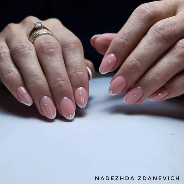 Классический французский маникюр: популярные идеи 2019