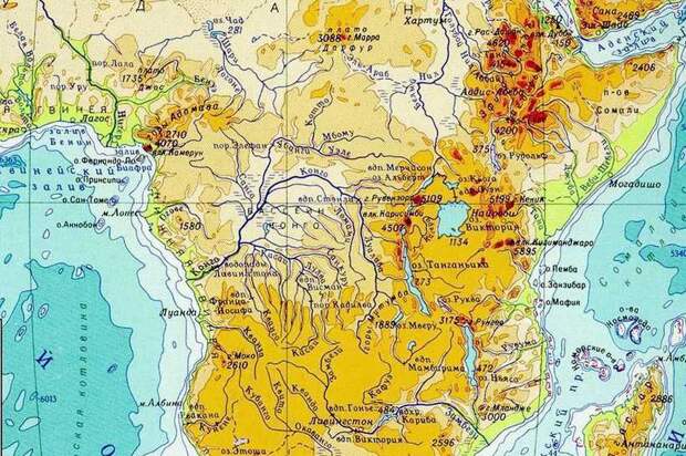 250 метров до дна: Конго — самая глубокая река на земном шаре