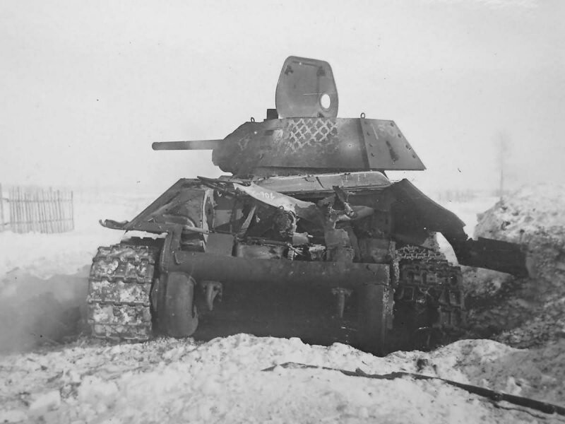 Про поражаемость танка Т-34