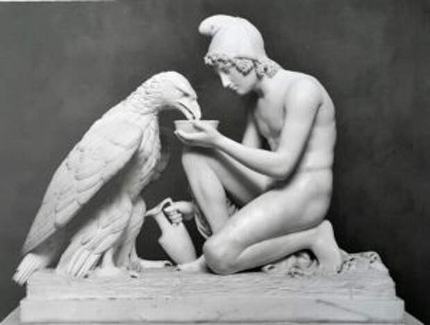 Торвальдсен. Ганимед поит орла. Мрамор. 1817 (модель). Музей Торвальдсена. Копенгаген