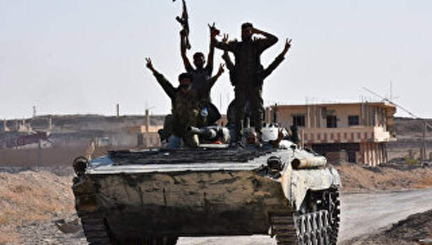 Сирийская армия в Дейр-эз-Зоре. Архивное фото