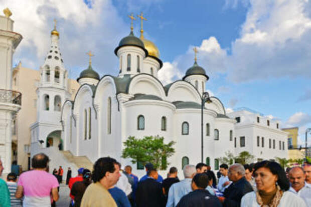 Православный храм в честь Казанской иконы Божией Матери в столице Кубы Гаване