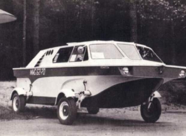 Уникальные советские автомобили: амфибия "Тритон"