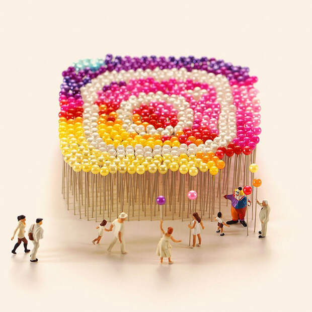 Логотип социальной сети в виде воздушных шаров.
