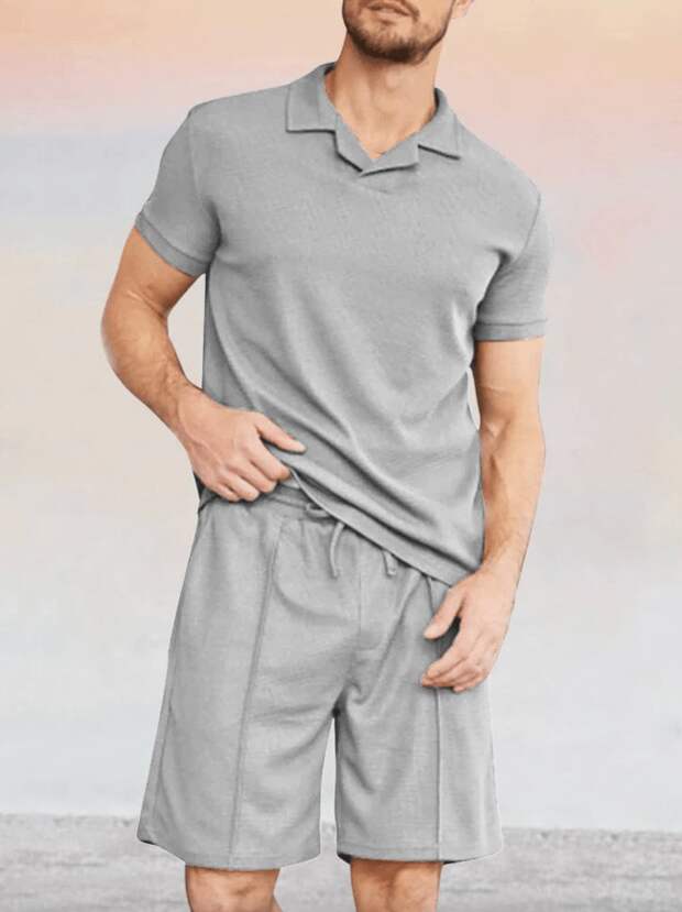 Coofandy Waffle 2-Piece Athleisure Outfits