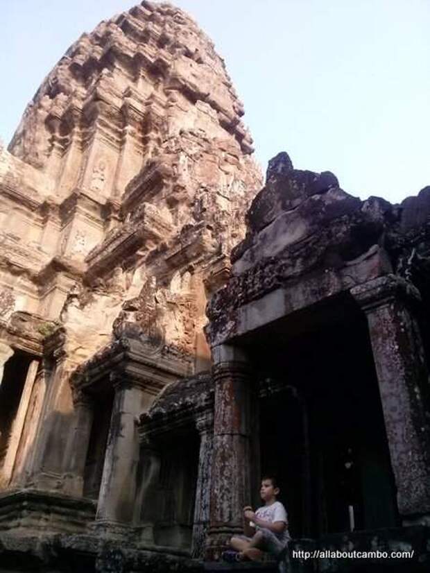 на башне Ангкора