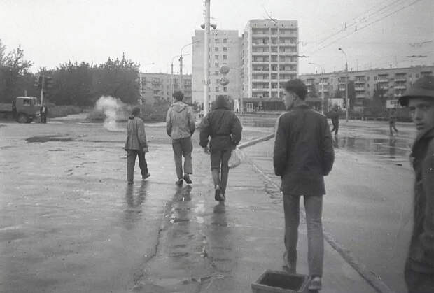 Миасс, проспект Автозаводцев. 1991 год