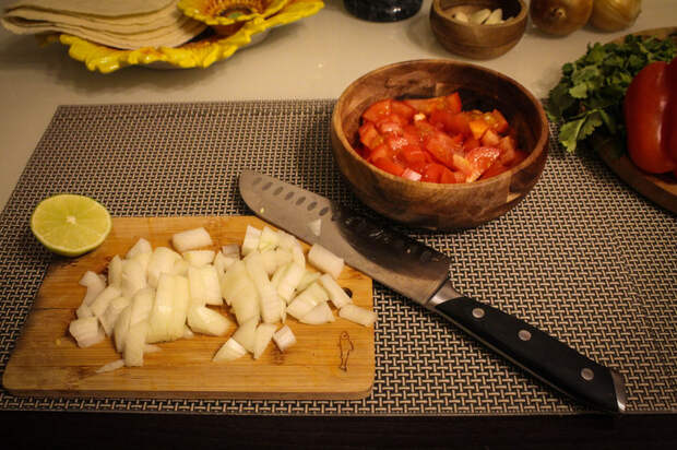Фахитас с говядиной мексиканская кухня, фахитас, длиннопост, еда, рецепт