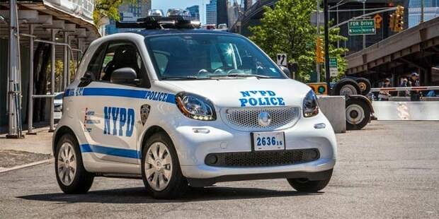 Smart ForCops на службе NYPD fortwo, nypd, smart, нью-йорк, сша