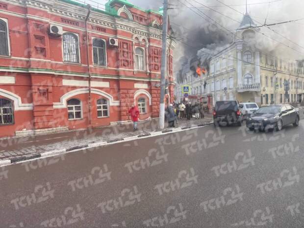 Пожар в военном госпитале в Туле: что известно к этой минуте