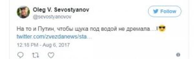 Владимир Путин «свой в доску»: пользователи соцсетей одобрили погоню за щукой Владимир Путин «свой в доску»: пользователи соцсетей одобрили погоню за щукой
