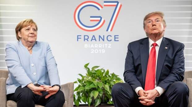Ангела Меркель и Дональд Трамп
