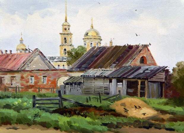 Акварели старинных русских городов Ольги Ивлевой