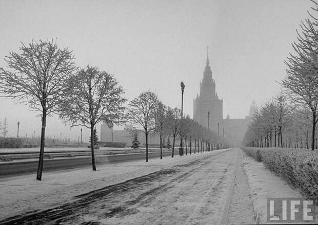 Какой была Москва в декабре 1959 года зима, москва