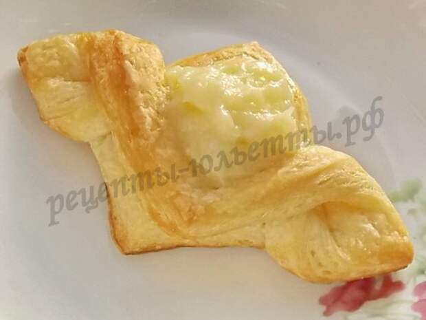 слойки с кремом