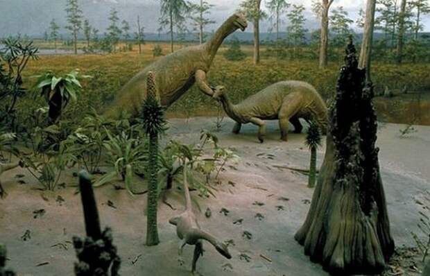 Первые динозавры были маленькими и легкими.
