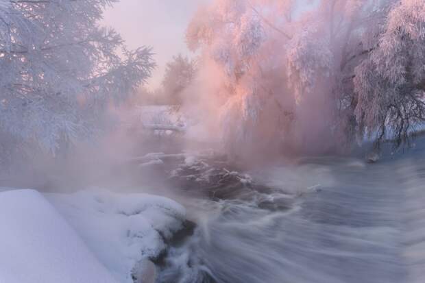 Река Листвянка, Рязанская область Средняя температура: +2°C −15°C зима, красота России