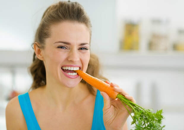Потребление морковки улучшает зрение.