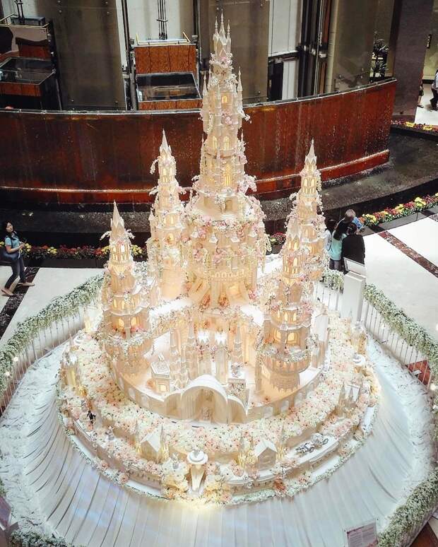 Сложнейшие свадебные торты семейства кондитеров из Индонезии еда, красота, торт