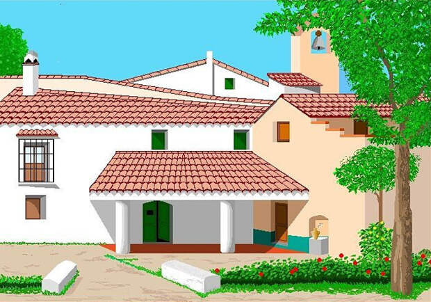 Детализированные картины в MS Paint от 91-летней испанки