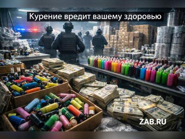 Вейпы на 1 миллиард изъяли из подпольного цеха (18+)