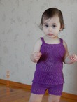 Шорт вязанные крючком