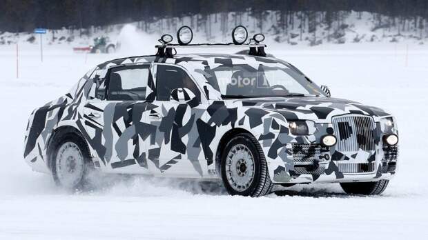 Лимузин из проекта "Кортеж" на испытаниях в Швеции гон, кортеж, правительственный автомобиль