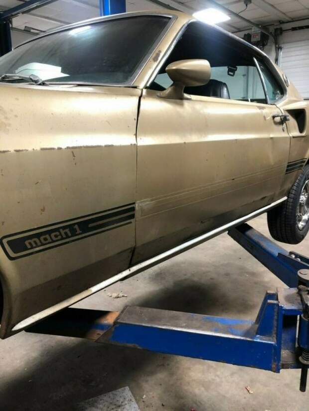 Ford Mustang 1969 года, который простоял 40 лет без движения