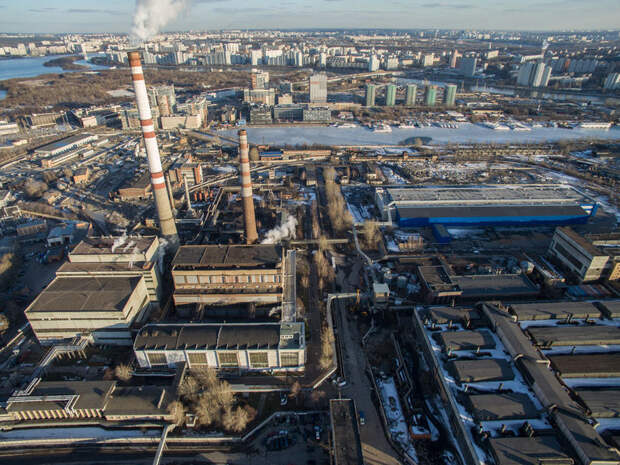 Территория бывшего завода ЗиЛ в Москве