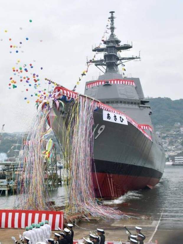 Всего за одно десятилетие состав ВМС самообороны Японии (JMSDF) пополнился 10 новыми эсминцами.