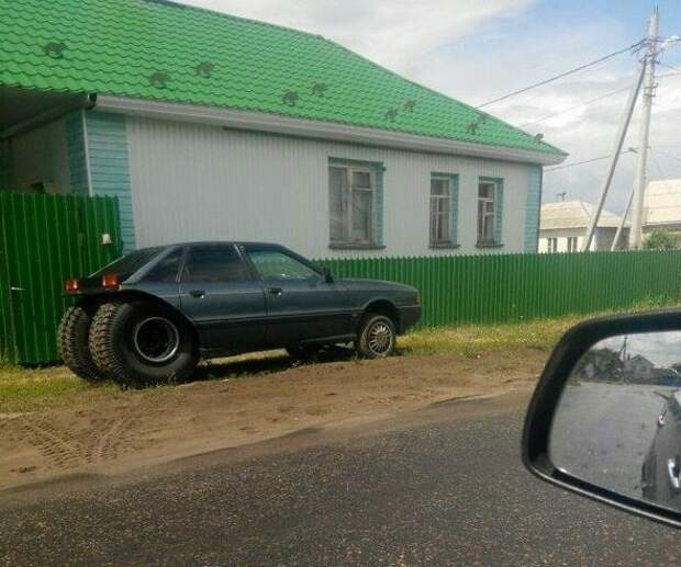 В сельской местности живут люди, которые бы могли привнести что-то новое в мировое автостроение В сельской местности живут люди, которые бы могли привнести что-то новое в мировое автостроение Изобретатель, Лайфхак, Рукожоп, житейская хитрость, прикол, смекалка, юмор