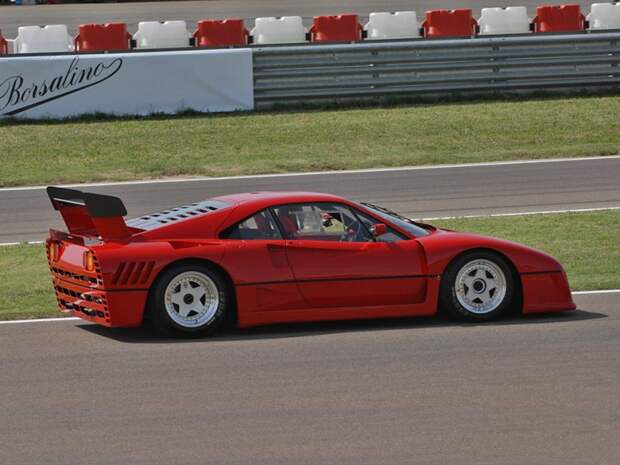 F40? А вот и нет. На трассе GTO Evo F40, ferrari, спорткар, суперкар