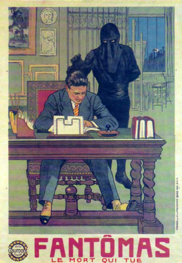 Обложка одного из первых изданий романа «Мертвец-убийца», 1914 год. | Фото: commons.wikimedia.org.
